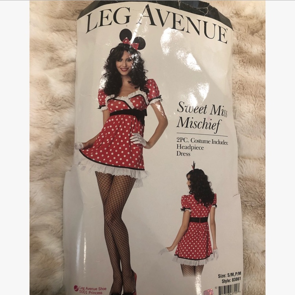 Minnie Mouse Adult Costume - 2 piece